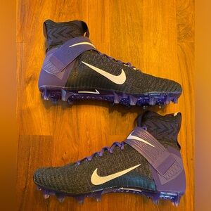 Nike Alpha Menace Elite 2 Flyknit Football Cleats Baltimore Ravens BV2077 011